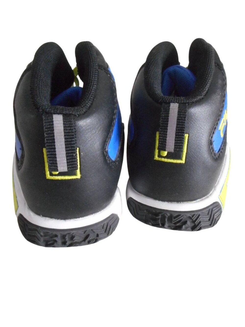 EUC Fila youth Shoes Size US 9 UK 8 EU 26 Blue black high top - Picture 3 of 6